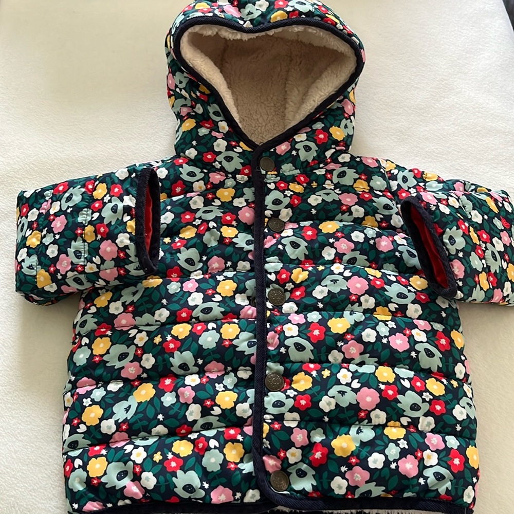 Baby Boden fleece lined jacket 6-12 months
